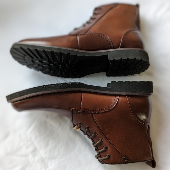 Dockers Brown Leather Boots (Size 8) - Picture 3 of 11